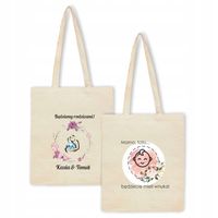 Torba z nadrukiem PREZENT napis MAMO, TATO