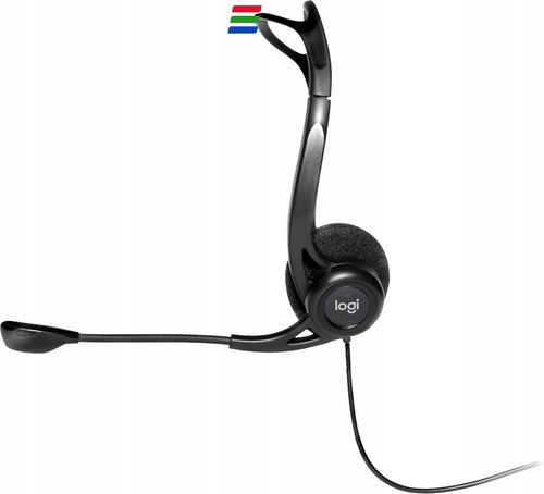 Słuchawki z mikrofonem Logitech OEM PC 960 czarne na Arena.pl