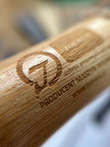 DŁUGOPISY Z GRAWEREM bambusowe reklamowe 200 szt twoje LOGO dane napis na Arena.pl