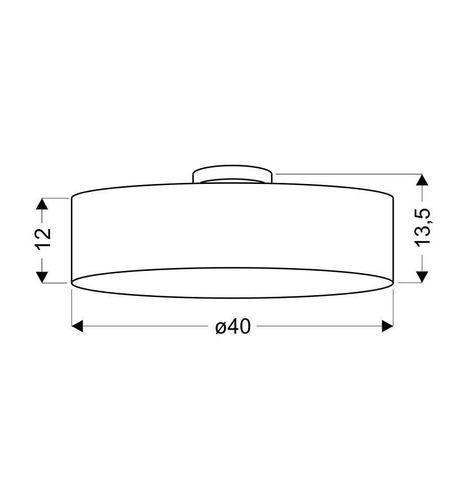 Kioto ampla 40 3x40W E27 jasno szary na Arena.pl