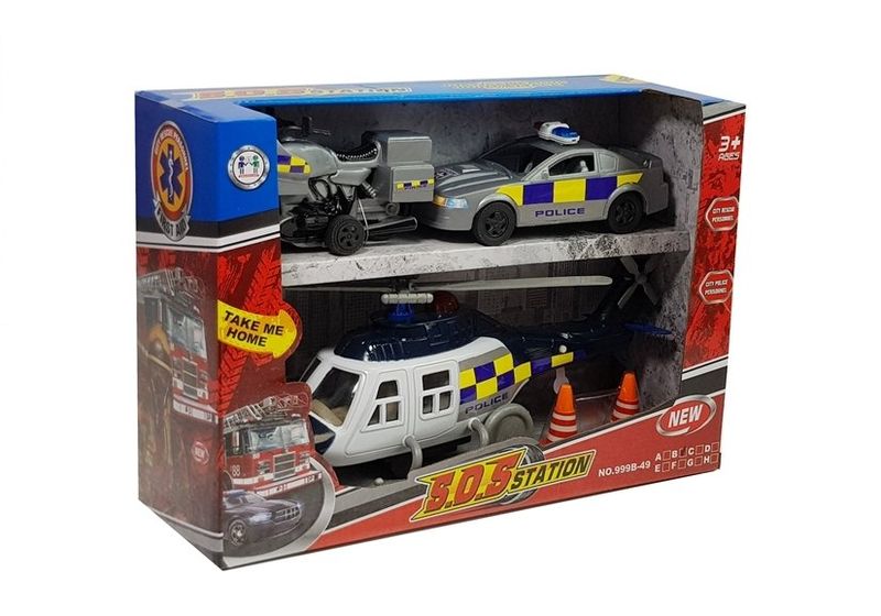 ND24_5033 Zestaw Pojazdów Policja Światła Dźwięki zdjęcie 6