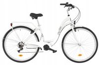 Rower miejski Citybike S7B 28 cali damski Biały