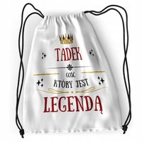 Plecak Dla Tadka Sportowy Szkolny Worek Torba Z Nadrukiem Ze Zdjęciem