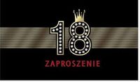 Zaproszenia urodzinowe na osiemnastkę 18 urodziny, 10 szt.