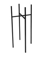 Kwietnik Novo [2426] Wysoki , ELGarden, Wymiary 20x33x87 cm, Kolor Czarny mat, ELGarden