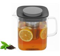 Dzbanek szklany żaroodporny z zaparzaczem do herbaty kawy ziół 900 ml