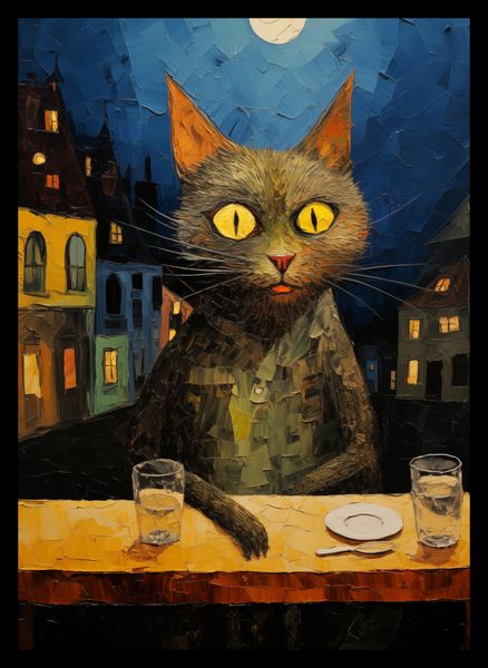 Plakat 25x35cm Nocny Obserwator zdjęcie 2