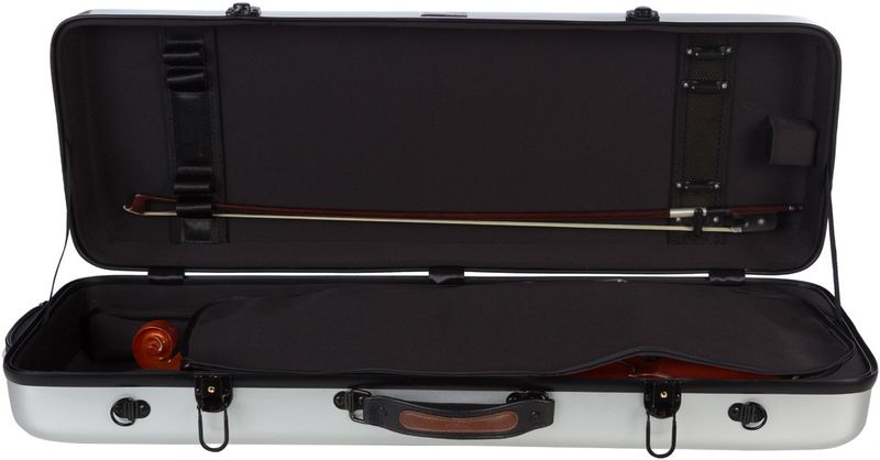 Fiberglass futerał altówkowy altówka Oblong 38-43 M-case Srebrny zdjęcie 5