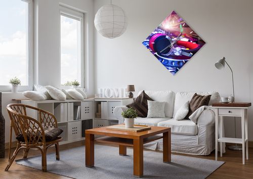 Zegar Ścienny - Studio Nagrań  - 60X60 Cm - C3Ad60X60-2412 na Arena.pl