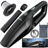 MOCNY RĘCZNY ODKURZACZ SAMOCHODOWY BEZPRZEWODOWY