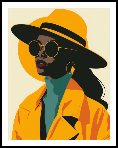 Plakat 50x65cm Żółta Stylowość zdjęcie 3