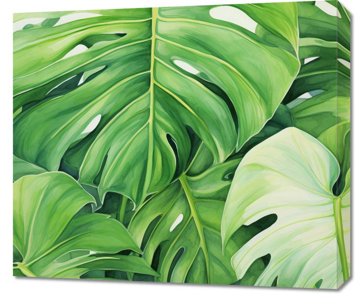 Obraz 70x60cm Tajemnice Liści zdjęcie 1