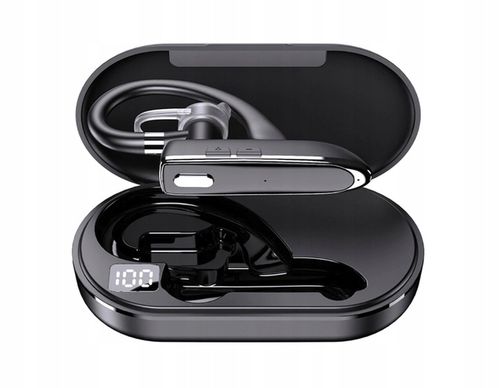 SŁUCHAWKA NAUSZNA BEZPRZEWODOWA YYK530 BLUETOOTH 5.1 DO ROZMÓW POWERBANK na Arena.pl