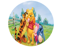 Opłatek na tort Kubuś Puchatek