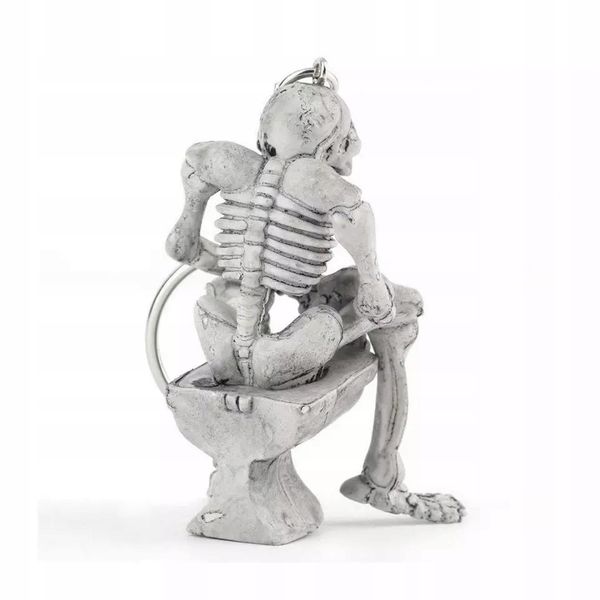 Breloczek NIe Pal Śmierć na Tronie Kościotrupek 3D Wucecik Kostucha Fajka zdjęcie 10