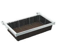 Szuflada wysuwna do bielizny do szafy z koszem rattanowym