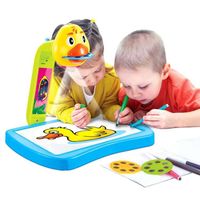 Projektor z tablicą do rysowania 21 obrazków + PISAKI