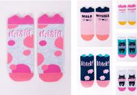 SKARPETY DZIECIĘCE 3D USZY SKC/3D-EARS R.14-30 23-26 wzór - dziewczynka