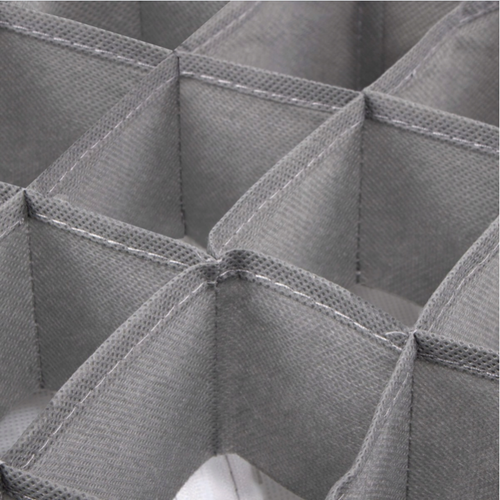 Organizer na bieliznę skarpetki do szuflady garderoby szary komplet 4 szt na Arena.pl