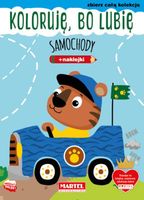 kolorowanka koloruję, bo lubię "samochody" martel
