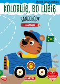 kolorowanka koloruję, bo lubię "samochody" martel