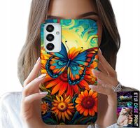 ETUI DO SAMSUNG GALAXY M23 - MOTYLE MOTYLKI KWIATKI RÓŻE OBUDOWA