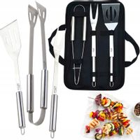 Zestaw Sztućców Do Grilla - Stal Nierdzewna Z Etui Adler Ad 6730