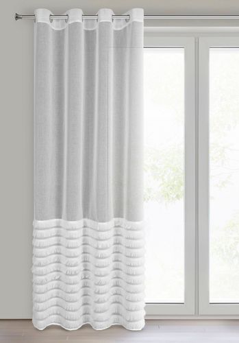 Firana na przelotkach 140X250 gotowa DANA2 biała na Arena.pl