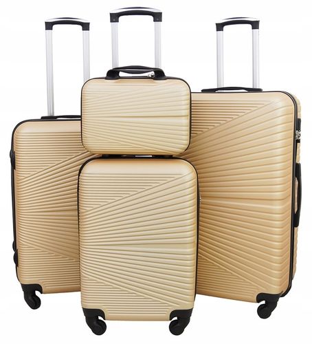 ZESTAW WALIZEK 4w1 WALIZKA PODRÓŻNA NA KÓŁKACH GRAVITT 1203 na Arena.pl