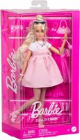 Lalka Barbie Deluxe Style Różowa sukienka z dużą kokardą HYV27