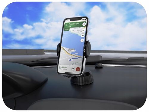 Uchwyt Na Telefon Do Samochodu, Samochodowy Do Telefonu, Czarny, Na Kokpit na Arena.pl