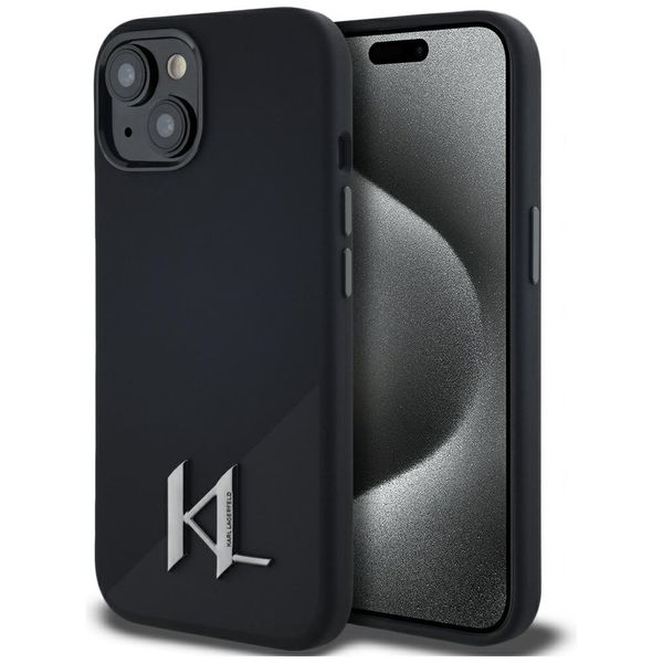 Etui Karl Lagerfeld do iPhone 15, Czarny, MagSafe zdjęcie 1