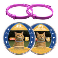 2x OBROŻA NA KLESZCZE I PCHŁY DLA KOTA ANTYKLESZCZOWA 8 MIESIĘCY OCHRONY