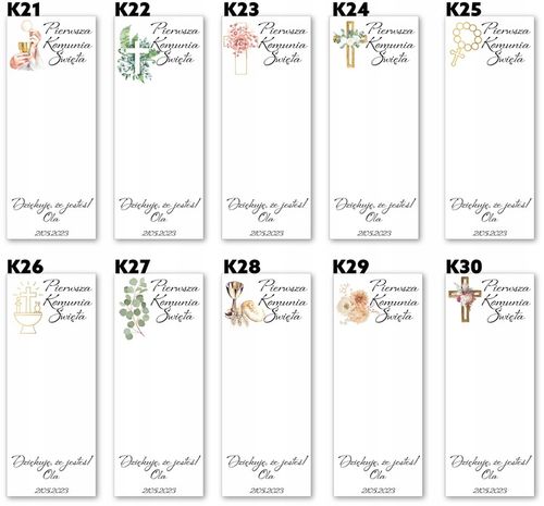 Podziękowania dla Gości na Uroczystość Komunii Świętej – na Arena.pl