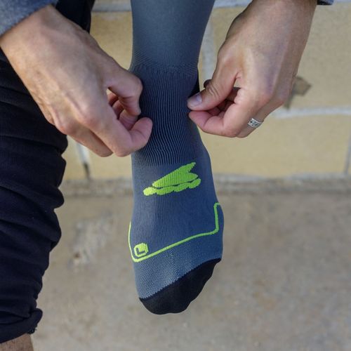 Skarpety Rollerblade High Performance Socks Anthracite Lime 47-49 na Arena.pl