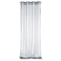 Firana gotowa na przelotkach AIDEN 140x250 Eurofirany srebrna