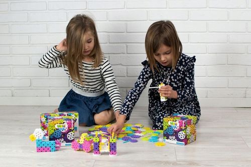 KLOCKI KONSTRUKCYJNE MELI BASIC CONSTRUCTOR PINK SET ZESTAW UZUPEŁNIAJĄCY na Arena.pl