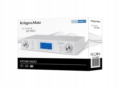 Radio kuchenne Kruger&Matz BT PODWIESZANE Zegar Budzik Minutnik LCD na Arena.pl