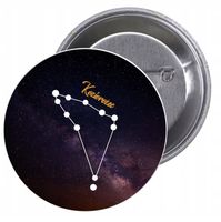 Przypinki buttony ZNAKI ZOODIAKU KOZIOROŻEC