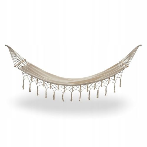 HAMAK Ogrodowy Beżowy 2 liny z POKROWCEM Zawieszenia Tadar Boho 300cm na Arena.pl