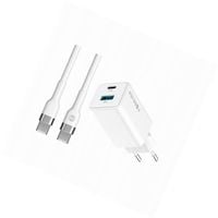 Szybka ładowarka GaN 45W 2 wejścia USB i USB-C z kablem do Xiaomi 14