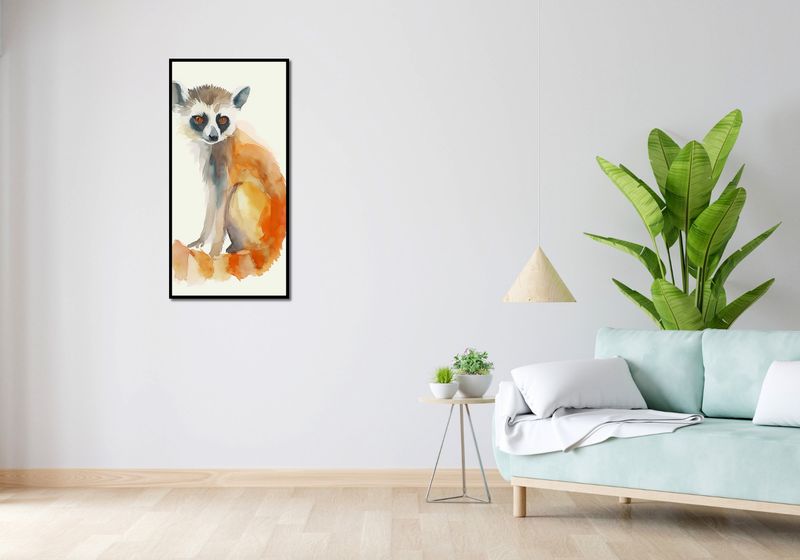 Plakat 50x100cm Lemurek zdjęcie 4