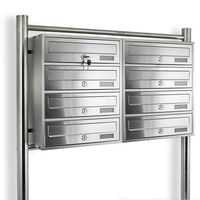 SKRZYNKA LOKATORSKA 8 EURO STAL NIERDZEWNA ODPORNA KOROZJA