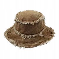 Kapelusz Czapka Bucket Hat Retro Vintage Unisex Jeansowy Plażowy na Lato