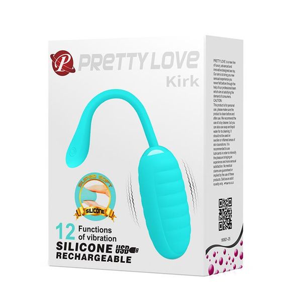 Pretty Love - Kirk Egg Blue 12 Function Vibrations zdjęcie 8