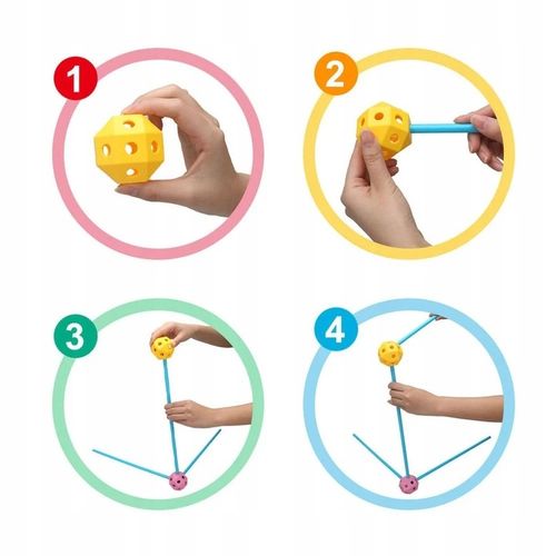 SŁOMKI KLOCKI KONSTRUKCYJNE DUŻE DO BUBOWANIA BAZY 340 elem. na Arena.pl