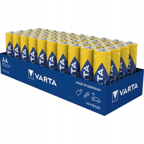 40x Bateria Varta Industrial alkaliczna AA R6 1,5V na Arena.pl