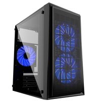 Obudowa do PC Fornax 950B mATX Mesh Niebieskie podświetlenie Okno Gamingowa