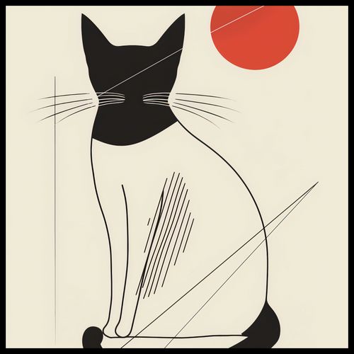 Plakat 60x60cm Czerwony Krąg na Arena.pl