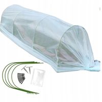 TUNEL FOLIOWY MINI SZKLARNIA OGRODOWA 4m FOLIA OCHRONNA 400x60 cm 2,4 m2